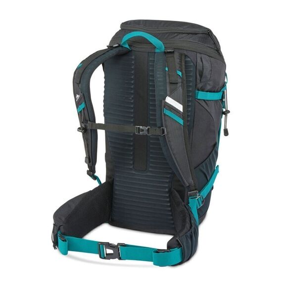 High Sierra Pathway 2.0 45L Pack Backpack Blue Black Hiking Pockets Camp - Picture 3 of 13